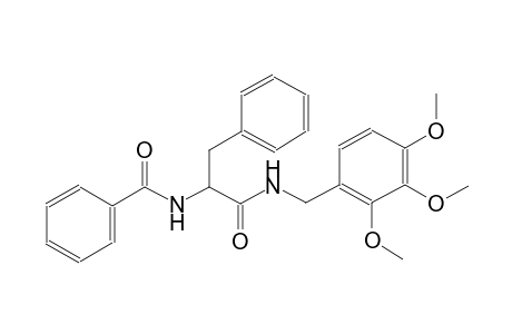 benzenepropanamide, alpha-(benzoylamino)-N-[(2,3,4-trimethoxyphenyl)methyl]-