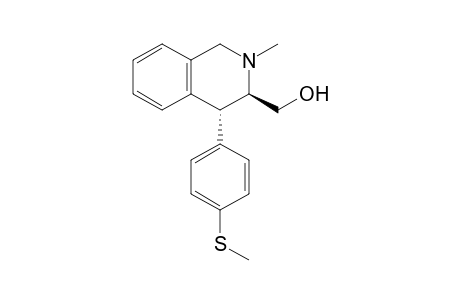 [(3R,4R)-2-methyl-4-(4-methylsulfanylphenyl)-3,4-dihydro-1H-isoquinolin-3-yl]methanol