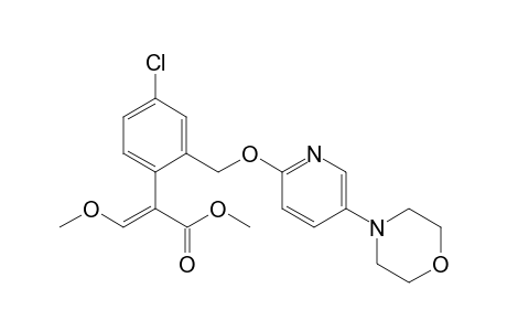 Methyl (E)-2-[4-chloro-2-[(5-morpholino-2-pyridyl)oxymethyl]phenyl]-3-methoxy-prop-2-enoate