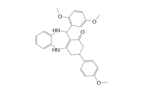 11-(2,5-dimethoxyphenyl)-3-(4-methoxyphenyl)-2,3,4,5,10,11-hexahydro-1H-dibenzo[b,e][1,4]diazepin-1-one