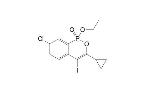 7-CHLORO-4-IODO-3-CYCLOPROPYL-1-ETHOXY-BENZO-[C]-[1,2]-OXAPHOSPHININE-1-OXIDE