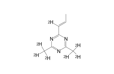 2,4-DIMETHYL-D6-6-(1-PROPENYL-1-D)-S-TRIAZINE