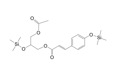 Glycerol <1-acetyl-3-p-coumaroyl->, di-TMS