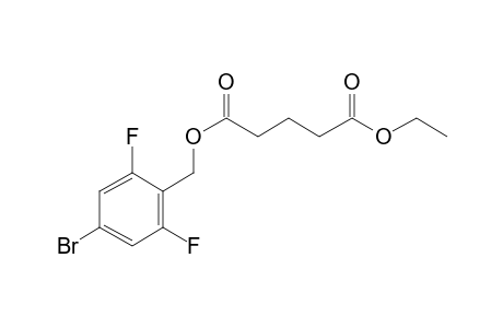 Glutaric acid, 2,6-difluoro-4-bromobenzyl ethyl ester