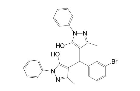 4,4'-[(3-bromophenyl)methylene]bis(3-methyl-1-phenyl-1H-pyrazol-5-ol)