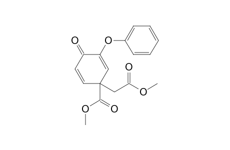 Methyl 2-[3'-phenoxy-1'-(methoxycarbonyl)-4'-oxo-2',5'-cyclohexadienyl]-acetate