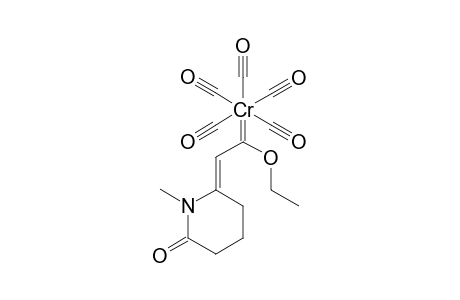 Pentacarbonyl[(2E)-1-ethoxy-2-(1-methyl-6-oxo-2-piperidinylidene)ethylidene]chromium