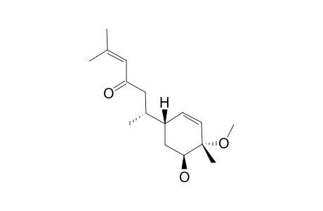 4-METHOXY-5-HYDROXYBISABOLA-2,10-DIENE-9-ONE