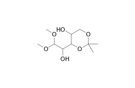 2,2-Dimethyl-6-(1-hydroxy-2,2-dimethoxyethyl)-1,3-dioxan-5-ol