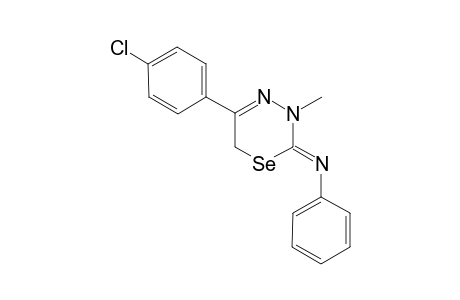 2-Phenylimino-3-methyl-5-(4-chloromethyl)-2,3-dihydro-6H-1,3,4-selenadiazine