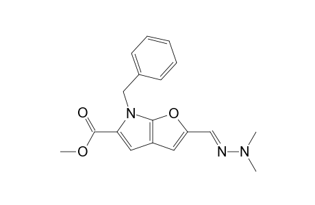 5-METHOXYCARBONYL-6-BENZYL-FURO-[2,3-B]-PYRROLE-2-CARBALDEHYDE-DIMETHYLHYDRAZONE