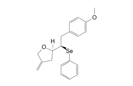threo-2-(2-(4-Methoxyphenyl)-1-(phenylselanyl)ethyl)-4-methylenetetrahydrofuran