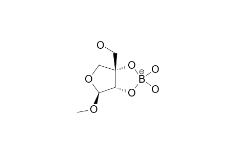 METHYL-3-C-(HYDROXYMETHYL)-BETA-L-THREO-TETROFURANOSE-2,3-BORATE