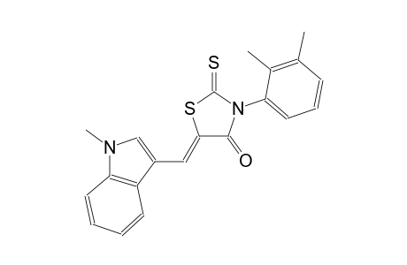 (5Z)-3-(2,3-dimethylphenyl)-5-[(1-methyl-1H-indol-3-yl)methylene]-2-thioxo-1,3-thiazolidin-4-one