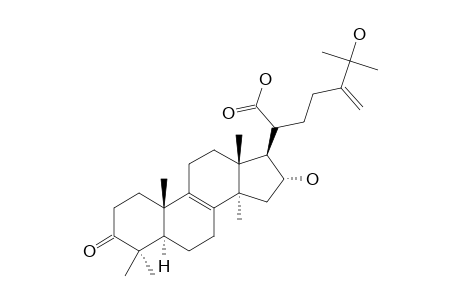 16-ALPHA,25-DIHYDROXYEBURRICONIC_ACID;(20-ZETA)-3-OXO-16-ALPHA,25-DIHYDROXY-24-METHYLLANOSTA-8,24-(24-(1))-DIEN-21-OIC_ACID