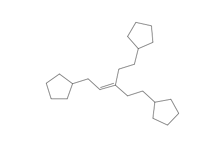 Cyclopentane, 1,1'-[3-(2-cyclopentylethylidene)-1,5-pentanediyl]bis-