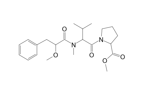 1-[2-[(2-Hydroxy-3-phenylpropanoyl)-methylamino]-3-methylbutanoyl]pyrrolidine-2-carboxylic acid, 2me derivative