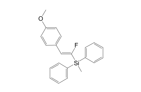 (E)-[1-Fluoro-2-(4'-methoxyphenyl)vinyl]methyldiphenylsilane