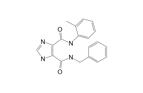 1H-Imidazole-4,5-dicarboxylic acid, 5-benzylamide 4-o-tolylamide