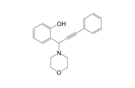 2-[1-(4-morpholinyl)-3-phenyl-2-propynyl]phenol