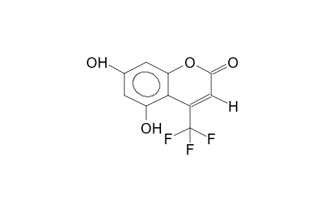 4-TRIFLUOROMETHYL-5,7-DIHYDROXYCOUMARIN