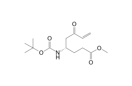 (4S)-4-(tert-butoxycarbonylamino)-6-keto-oct-7-enoic acid methyl ester