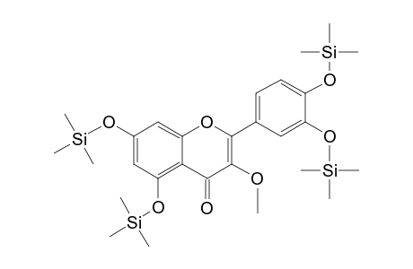 Quercetin <3-O-methyl->, tetra-TMS