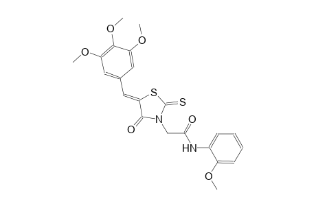 3-thiazolidineacetamide, N-(2-methoxyphenyl)-4-oxo-2-thioxo-5-[(3,4,5-trimethoxyphenyl)methylene]-, (5Z)-