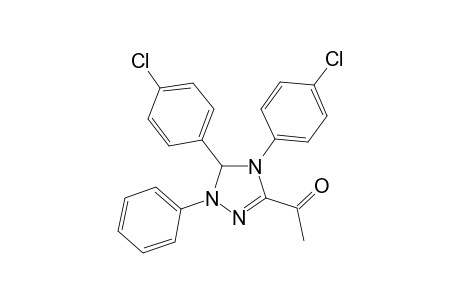 Ethanone, 1-[4,5-dihydro-4,5-di(4-chlorophenyl)-1-phenyl-1H-1,2,4-triazol-3-yl]-