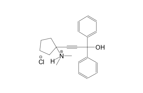 1-(3-hydroxy-3,3-diphenyl-1-propynyl)-N,N-dimethylcyclopentanaminium chloride