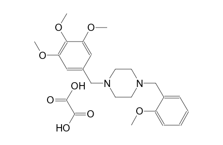 1-(2-methoxybenzyl)-4-(3,4,5-trimethoxybenzyl)piperazine oxalate