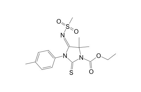 Ethyl ester of 5,5-Dimethyl-3-(4-methylphenyl)-4-[(methylsulfonyl)imino]-2-thioxo-1-imidazolidinecarboxylic acid