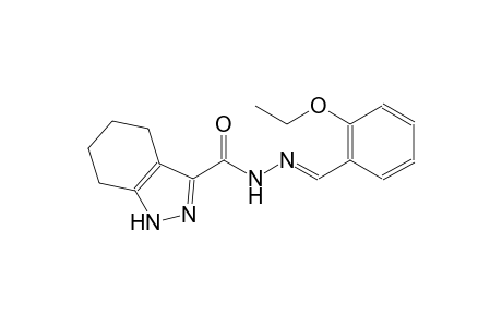 1H-indazole-3-carboxylic acid, 4,5,6,7-tetrahydro-, 2-[(E)-(2-ethoxyphenyl)methylidene]hydrazide