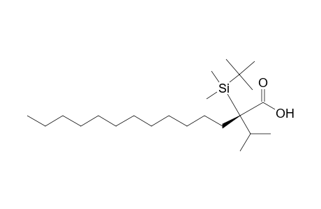 S-(+)-2-(t-Butyldimethylsilyl)-2-isopropyltetradecanoic acid