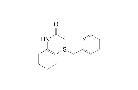 N-(2-(benzylthio)cyclohex-1-en-1-yl)acetamide