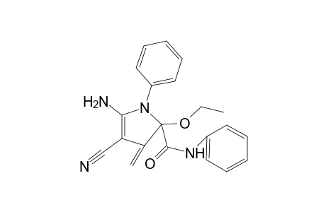 5-Amino-4-cyano-2-ethoxy-3-methylene-N,1-diphenyl-2-pyrrolecarboxamide