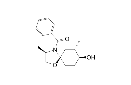 (3R,5R,7S,8S)-4-Benzoyl-3,7-dimethyl-1-oxa-4-azaspiro[4.5]decan-8-ol