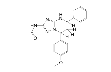 N-[7-(4-methoxyphenyl)-5-phenyl-4,5,6,7-tetrahydro[1,2,4]triazolo[1,5-a]pyrimidin-2-yl]acetamide