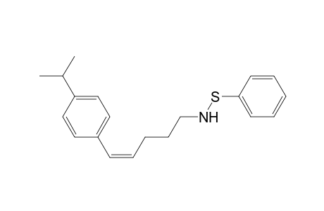 cis-N-(Benzenesulfenyl)-5-(4-isopropylphenyl)pent-4-enylamine
