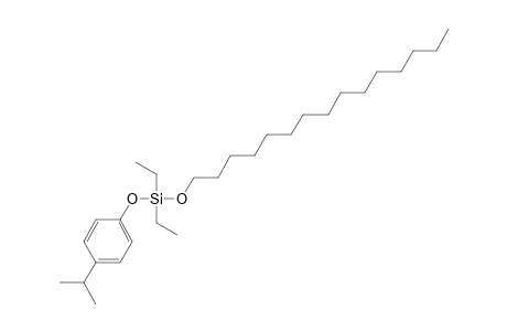 Silane, diethyl(4-isopropylphenoxy)pentadecyloxy-