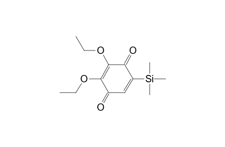 2,3-Diethoxy-5-(trimethylsilyl)-2,5-cyclohexadiene-1,4-dione