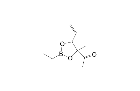 1-(2-Ethyl-4-methyl-5-vinyl-1,3,2-dioxaborolan-4-yl)ethanone