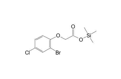 (2-Bromo-4-chlorophenoxy)acetic acid, tms