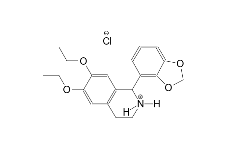 isoquinolinium, 1-(1,3-benzodioxol-4-yl)-6,7-diethoxy-1,2,3,4-tetrahydro-, chloride