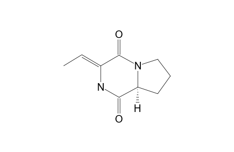 1,6-PROPANO-3-ETHYLIDENO-1,4-PIPERAZINE-2,5-DIONE;AQC-14