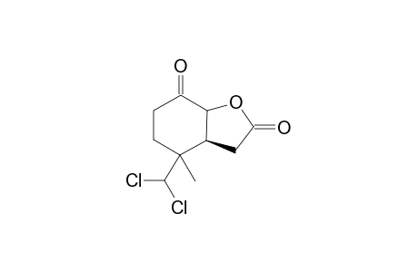 (4R)-4-(DICHLORO-METHYL)-4-METHYL-TETRAHYDRO-BENZOFURAN-2,7-(3H,7AH)-DIONE