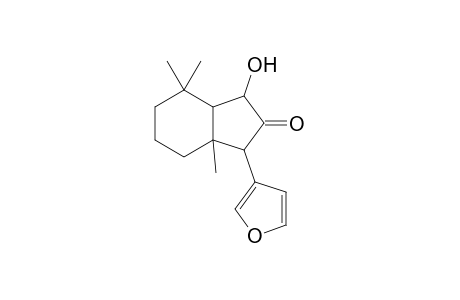 3-(3'-Furyl)-1-hydroxy-3a,7,7-trimethyl-3,4,5,6,7,7a-hexahydroinden-1-ol