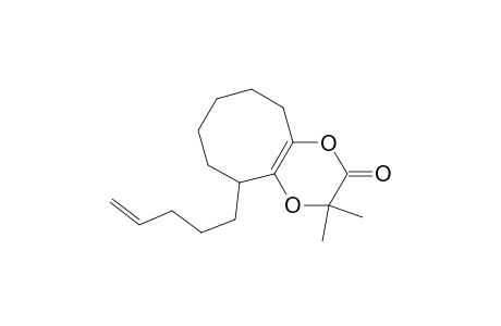 11,11-Dimethyl-10,12-dioxa-2-(4'-pentenyl)bicyclo[6.4.0]dodec-1(8)-en-9-one