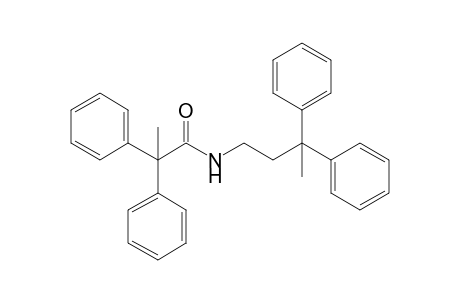 N-(3,3-diphenylbutyl)-2,2-diphenyl-propanamide