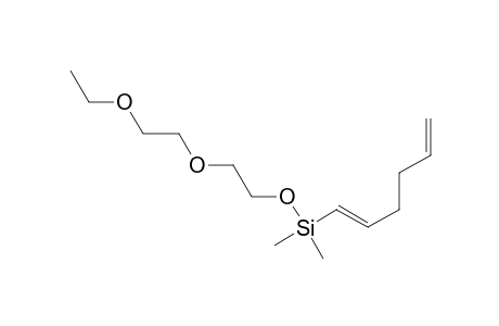 3,6,9-Trioxa-10-silahexadeca-11,15-diene, 10,10-dimethyl-, (E)-